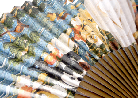 Jakuchu Ito's Jukachoju-zu Byobu Men's folding fan